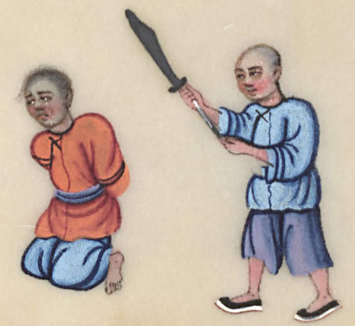 Beheading, courtesy of the Winterthur Library